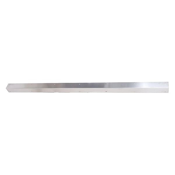 Corner Guard, Stainless, Silver, Square, 3"W X 48"H 31EW53