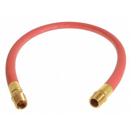 1Pack ZoroSelect HZR02530-02-14-G 1/4" x 2 ft Lead Hose 300 psi