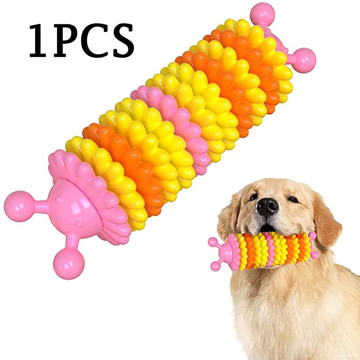 3PCS Dog Toys for Aggressive Chewers, Indestructible Natural Rubber Teeth  Cleaning for Small Medium Large Dogs, Outdoor Entertainment Interactive  Puppy Chew Toys for Training 