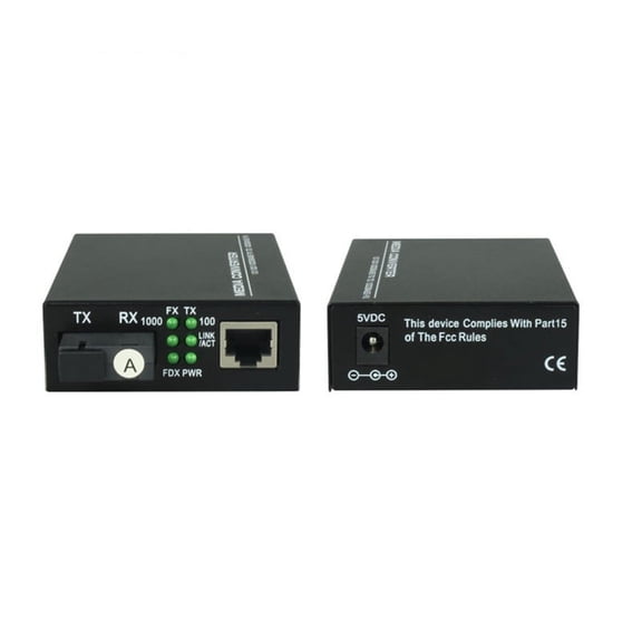 1Pair 10G SFP+ Fiber to RJ45 Media Converter RJ45 to SFP+ 10/100/1000M/2.5G/10G Ethernet Converter Transceiver US Plug,2 * Gigait Transceiver