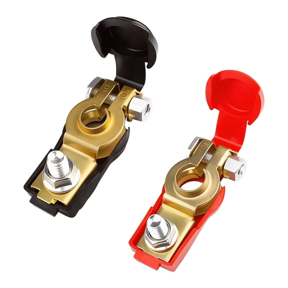 1Pair 12V 24V Automotive Car Top Post Terminals Wire Cable Clamp Terminals Connectors Accessories