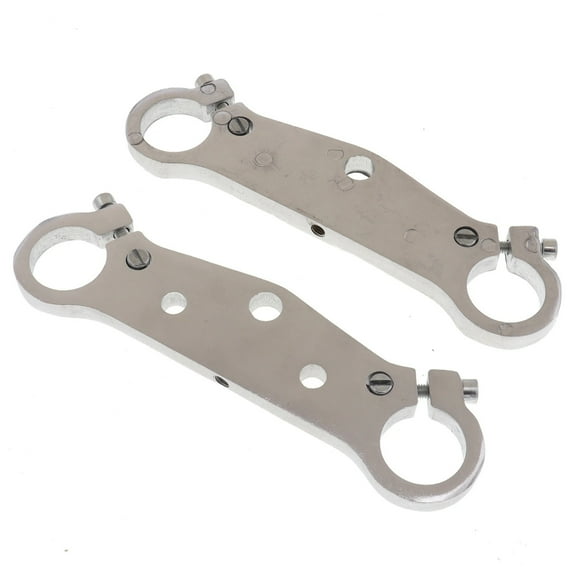 1Pair 25mm Frame Faucet Front Fork Upper and lower Connecting Plate Block Triple Tree for 49cc Mini Motorcycle Dirt Pit