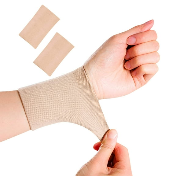 1Pair/2Pairs/3Pairs Men & Women Compression Wrist Sleeve Wrist Brace Wrist Supports Wrist Wraps Elastic Wristbands for Tennis, Tendonitis, Carpal Tunnel, Tattoo Cover Up Bands