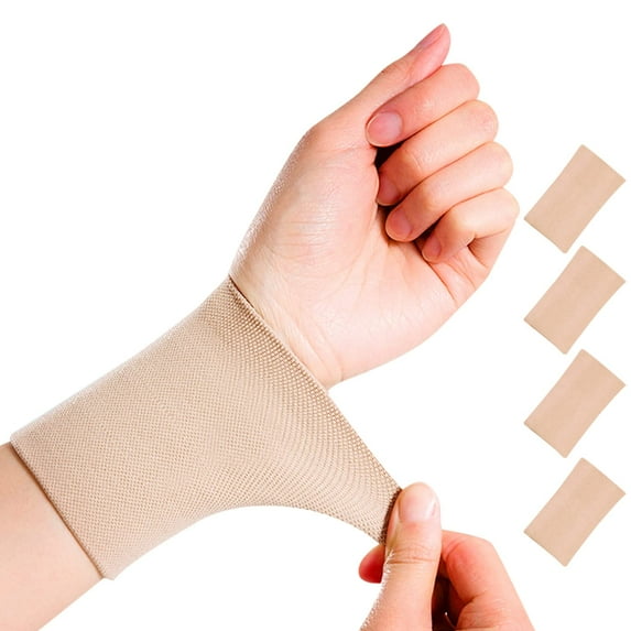 1Pair/2Pairs/3Pairs Men & Women Compression Wrist Sleeve Wrist Brace Wrist Supports Wrist Wraps Elastic Wristbands for Tennis, Tendonitis, Carpal Tunnel, Tattoo Cover Up Bands