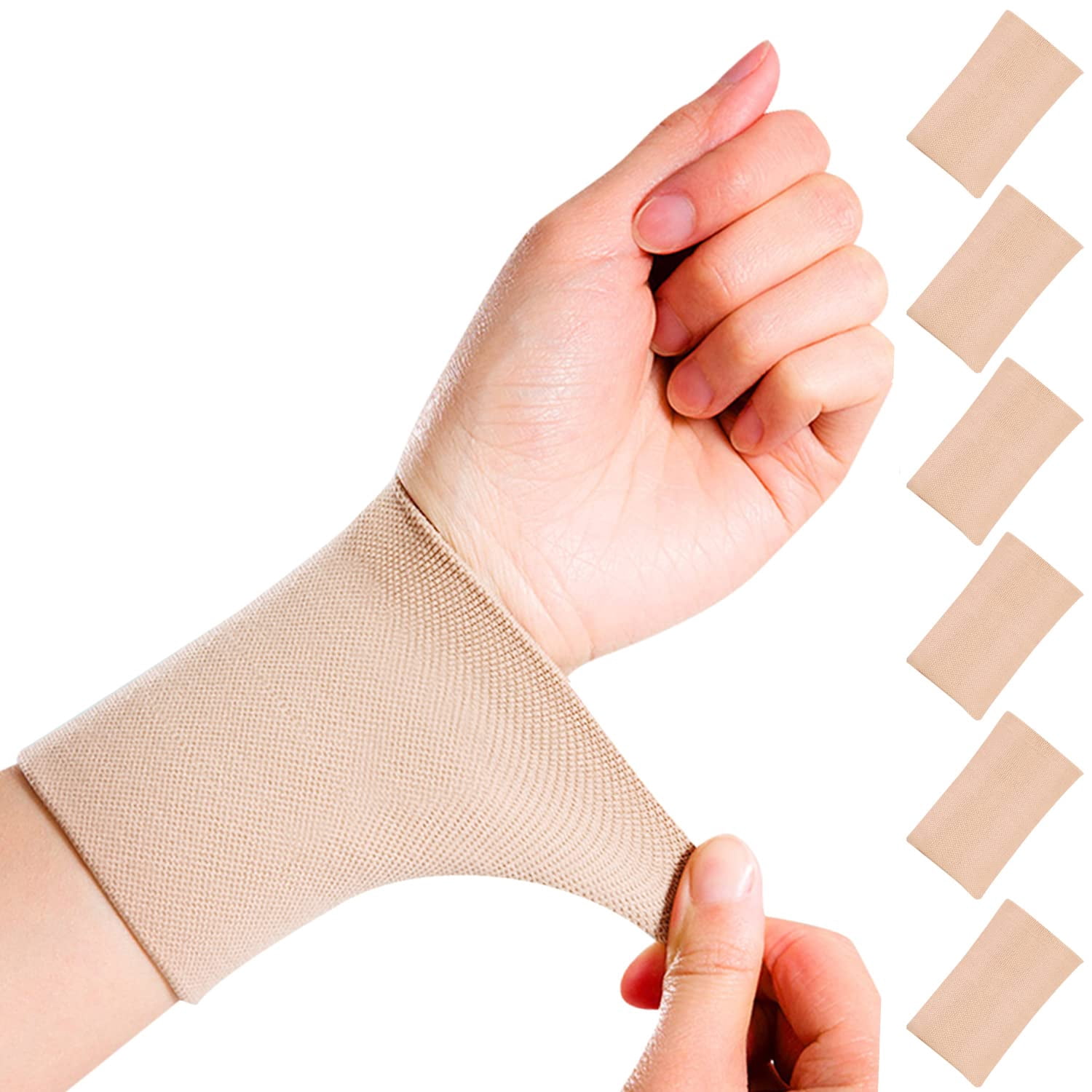1Pair/2Pairs/3Pairs Men & Women Compression Wrist Sleeve Wrist Brace ...