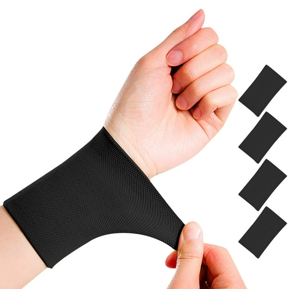 1Pair/2Pairs/3Pairs Men & Women Compression Wrist Sleeve Wrist Brace Wrist Supports Wrist Wraps Elastic Wristbands for Tennis, Tendonitis, Carpal Tunnel, Tattoo Cover Up Bands