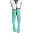 thumbnail image 1 of 1Pair/2Pairs Women's Thigh High Socks Over the Knee Cable Knit Boot Socks, Long Warm Fashion Leg Warmers Winter, 1 of 6