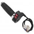 1Pair 3 Speed Control Throttle Handle Grips for Electric Bike with Forward and Reverse Gear