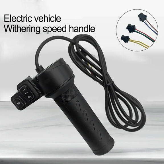 1Pair 3 Speed EBikeTwist-Speed Throttle Ebike Right/Left Handle Helf Twist-Throttle 24V 36V 48V 72V For Electric Scooter Bicycle