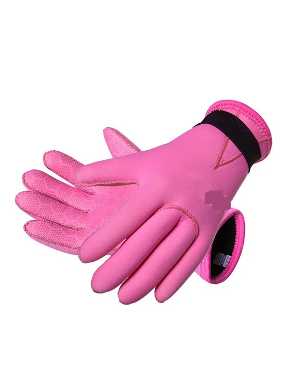 1Pair 3mm Kids Diving Gloves Boys Girls Warm Non-slip Swimming Gloves Snorkeling Surfing Protective Gloves ,Easy to Wear