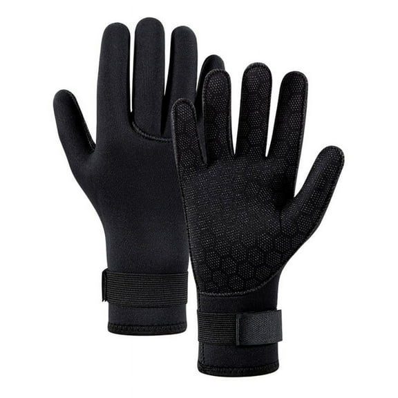 1Pair 3mm Wetsuit Gloves Thermal Anti Slip Neoprene Scuba Diving Gloves Surfing Gloves for Spearfishing Swimming XL