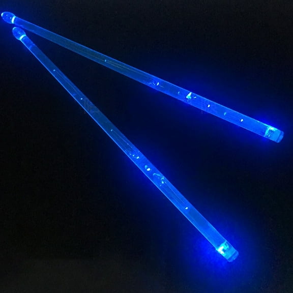 1Pair 5A Drum Glow In The Dark Stage Performance Luminous Drumstick Party For Drum Player Long Life Luminous Drumsticks