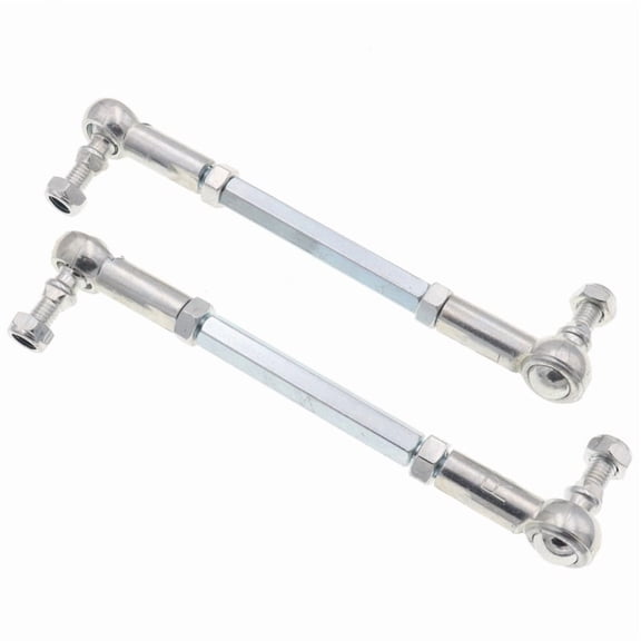 1Pair 90 100 105 115 125 130 145mm M8 Ball Joint Steering Bar Bolt Tie Rod Kits for 49cc Mini Chinese ATV Quad Bike