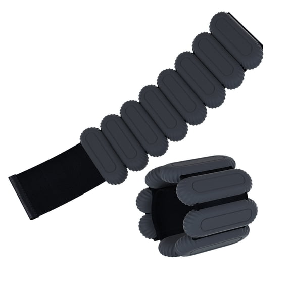 1Pair Adjustable Silicone Weights for Wrist Ankle Strength Training Fitness