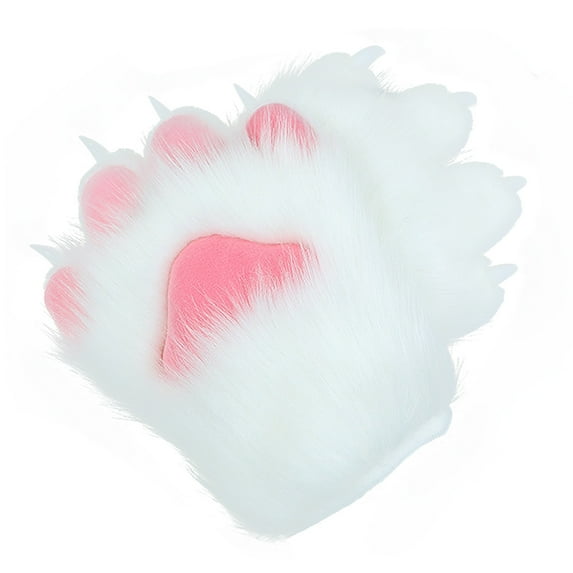 1Pair Animal Claw Glove Paw Mitts Winter Furry Hand Paw Mitt Werewolf Costume Glove for Party Favors