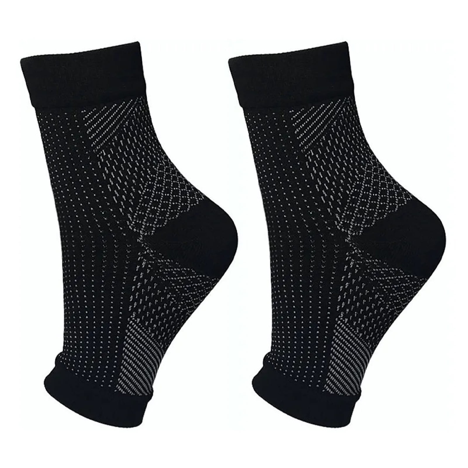 1Pair Ankle Protection Elastic Compression Sock Sleeve Cycling Running