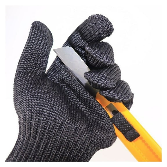 1Pair Anti-cut Outdoor Hunting Fishing Cut Resistant Gloves Knife Anti-cutting Hand Protect Metal Mesh Breathable Gloves ,Superior Abrasion