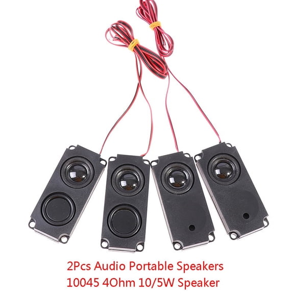 1Pair Audio Portable Speakers 10045 8Ohm 5W TV Speaker Single/Double Diaphragm
