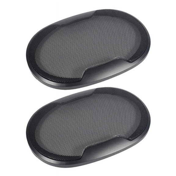 1Pair Auto Speaker Cover Car Audio Subwoofer Grille Black 4 Inches 6 Inches 6x9