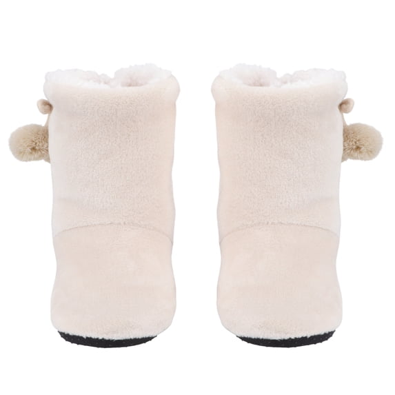 1Pair Autumn Winter Thiken Floor Boots Warm Home Cotton Boots Parent-child Shoes