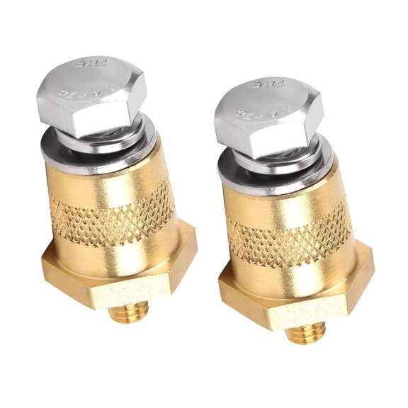 1Pair Battery Pole Adapter Terminal Connector Fittings M6 Thread Post Adapter TAPDRA Spare Part