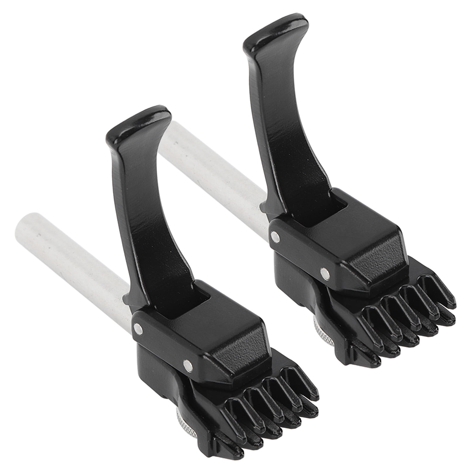 1Pair Black Badminton Stringing Clamp Tennis Flying Clamp Recket Starting Clamp Stringing Tool