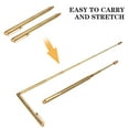 1Pair Brass Positioning Rods Dowsing Rods Detector Paranormal Hunting ...