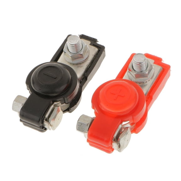 1Pair Brass Positive Nagative Car Battery Terminal Clamp Clips Connector USA