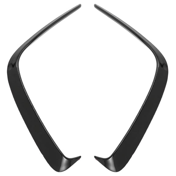 1Pair Car Black Abs Rear Bumper Splitter Spoilers Canard for for W176 A200 A250 A45 for 2013-2016