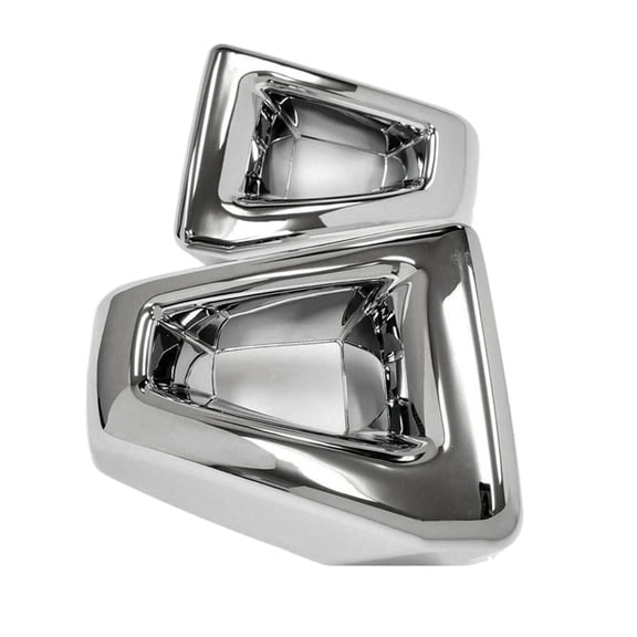 1Pair Car Front Bumper Corner Cover Trim Chrome For Hummer H2 SUV SUT 2003-2009 Grill Racing End Cap Decorative Frame