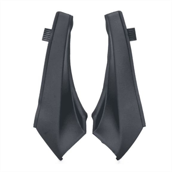 1Pair Car Front Wiper Side Cowl Extension Cover Trim For Toyota RAV4 2013-2018