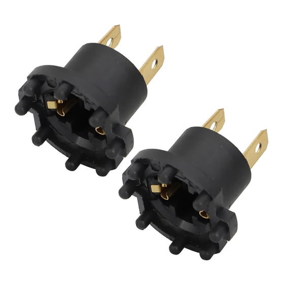 1Pair Cars Headlight Socket Bulb Holders for Mazda 3/5/323, Kawasaki ER6-F, Aprilia SL1000 Falco Accessory Light Part