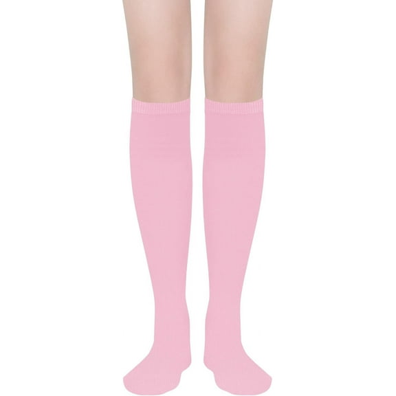 1Pair Casual Knee High Socks for Women Tube Socks Elasticity Athletic Socks Thin Knee High Stockings