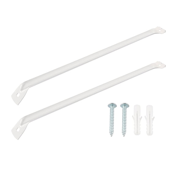 1Pair Closet Shelf Brackets Stable Support Wall Mounted Metal Wire Rack Mounting Bracket Accessories For Closet Wire