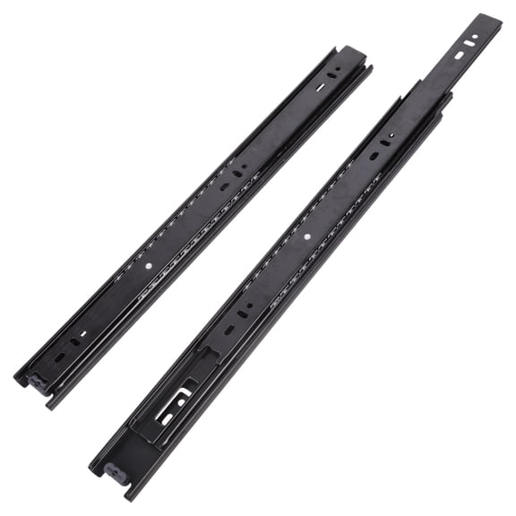 1Pair Cold Rolled Steel Drawer Slides Soft Close Drawer Track Rail Cabinet Drawer Track Slide Sliding Furniture Hardware