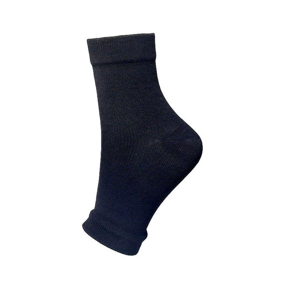 1Pair Compression Socks for Men Women Plantar Fasciitis Relief Ankle Brace Support Sleeve for Achilles Tendonitis Foot Swelling Sprain Fatigue Toeless Neuropathy Pain Daily Wear