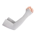 thumbnail image 1 of 1Pair Cooling Arm Sleeves UV Sun Protection Compression Sleeves for Men Women with Thumb Hole Great for Travel Sports Outdoor Running Cycling Fishing Driving Hiking, 1 of 4