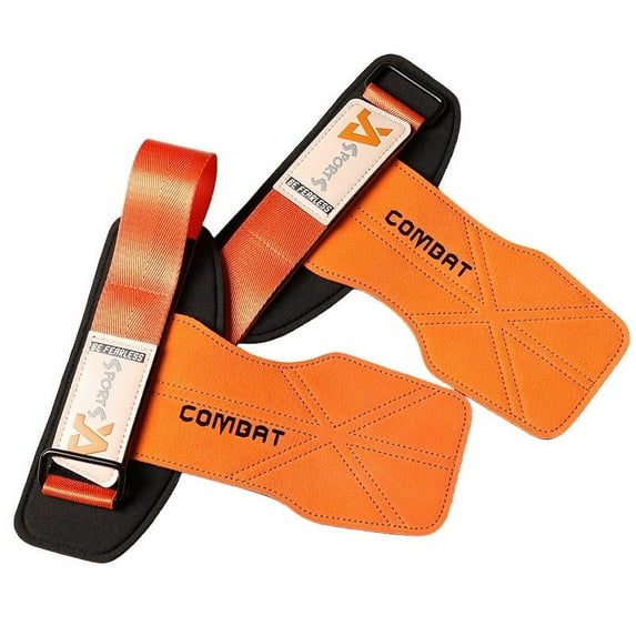 1Pair Cowhide Bench Press Weight Lifting Wrist Straps Deadlift Gloves Grip Pads For Fitness Gym Training Dumbbell Pull-Up Glove