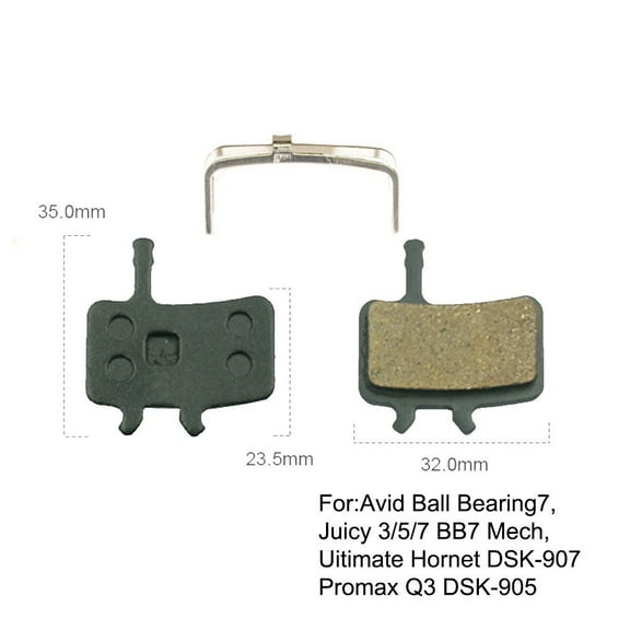 1Pair Cycling BRAKE PAD For AVID- BB7 Juicy 3 5 7 Organic Part Semi-Metal Durable High Quality Hot Sale New Nice Pratical