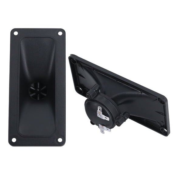 1Pair Durability Piezoelectric Ceramic Speaker Magnetic Piezoelectric Tweeter Loudspeaker for All User, ABS Construction