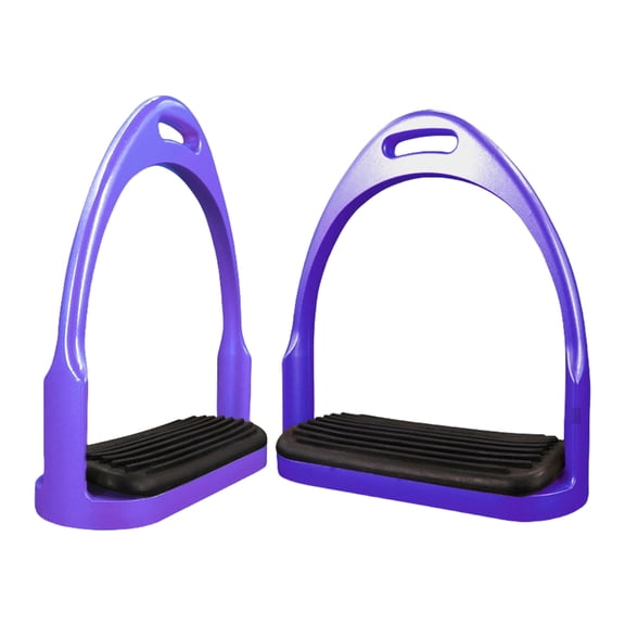 1Pair Equestrians Stirrups Treads with Nonslip Rubber Pad Horse Stirrups High Strength Riding Stirrups Safety Horse Ride