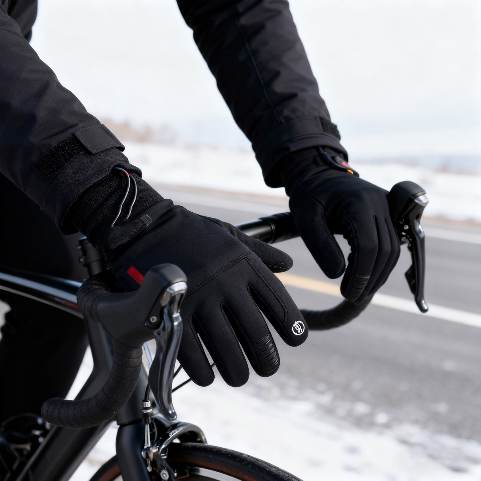 1Pair Fast Heating Rechargeable Electric Heated Gloves for Men & Women,3 Heat Settings USB Powered,Touchscreen Compatible Heating Gloves for Skiing, Cycling, Motorcycle Driving,Outdoor Sports Gifts