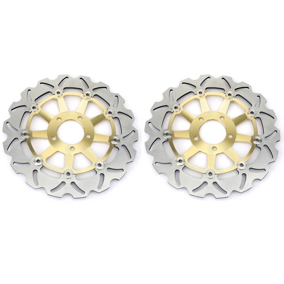 1Pair Front Brake Discs Rotors for KAWASAKI GTR 1000 1994-2006 GPZ 1100 1994-1997 ZR 550 750 Zephyr ZZR 600 D J E ZX6R ZX9R ZX12R Ninja