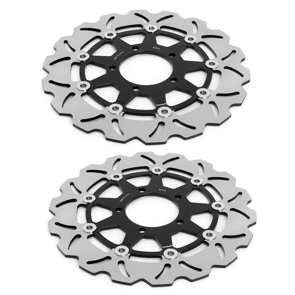 1Pair Front Brake Discs Rotors for KAWASAKI ZX6R 636 Ninja 2013-2019 ZX10R Ninja 2008-2015 Z 800 / E 2013-2016 Z 1000 / ABS 2014-2019