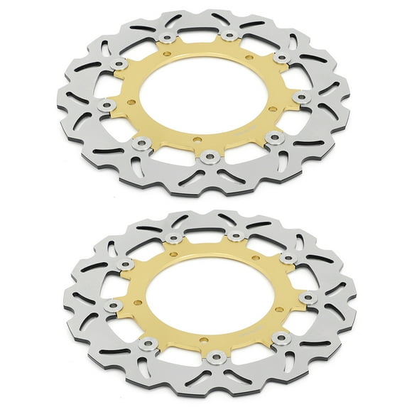 1Pair Front Brake Discs Rotors for YAMAHA XSR 900 ABS 2016-2021 XSR 900 Abarth ABS 2018-2021 FZ6 S2 2007-2010 XJ6 Diversion 09-15 MT-03 660 06-15