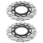 1Pair Front Brake Discs Rotors for YAMAHA YZF R7 1999-2001 FJR 1300 04-06 FJR 1300 A 03-18 MT-01 1670 05-09 FJR 1300 AE 14-19 FJR 1300 AS 06-19