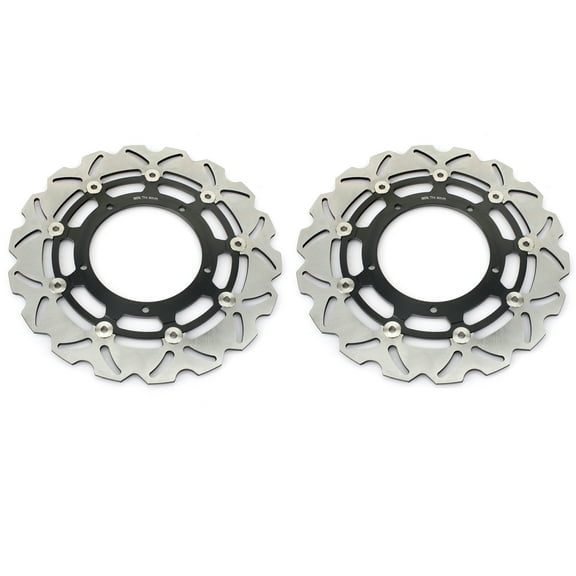 1Pair Front Brake Rotors Discs for Yamaha FZ1 1000 (06-14) YZF R1 (04-06 & 2015-up)