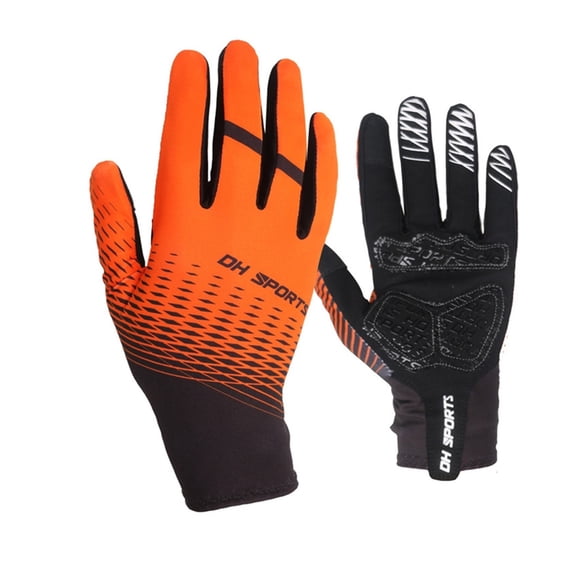 1Pair Full Finger Cycling Gloves Men Women Anti-slip Sports Bike Mittens Bicycle Gloves ,Easy Wear