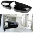thumbnail image 1 of 1Pair Gloss Black Style Side Mirror Cover Caps For BMW G20 G21 G22 G30 G31 G11, 1 of 9