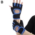 thumbnail image 1 of 1Pair Gym Gloves Weightlifting Gloves Sports Half Finger Ridding G V2X7, 1 of 9